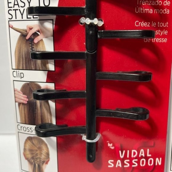Vidal Sassoon Hair Styling Braiding Tool Set of 2 - Picture 5 of 13